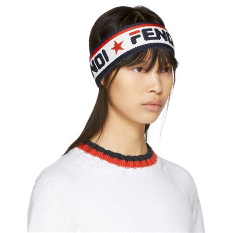 fendi mania headband|Fendi motif headband.